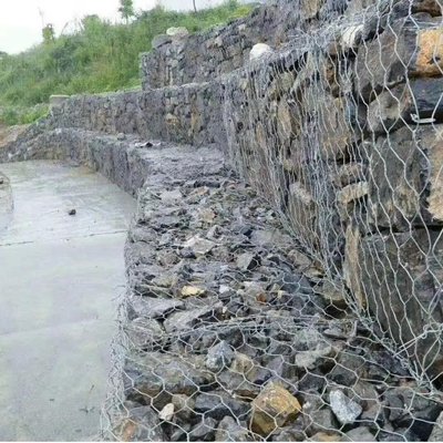 Grillage de fer du panier 4x1x1 80mm de Gabion pour des cages