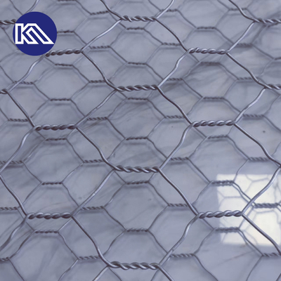Cage en pierre galvanisée de paniers de Gabion tissée par trou hexagonal pour le mur de rivière