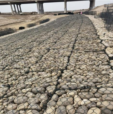 La preuve de rouille a galvanisé le panier hexagonal Galfan de Gabion pour la protection de digue