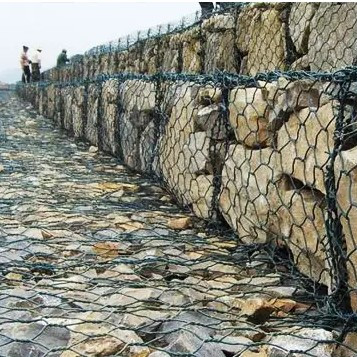 La défense de côte de digue Gabions met en cage l'érosion de mur de soutènement de plage anti
