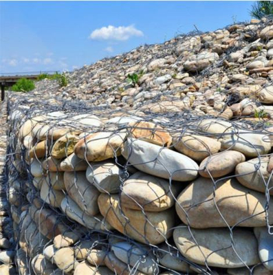 Treillis galvanisé à chaud de clôture de fil de boîte de Gabion 2.5mm