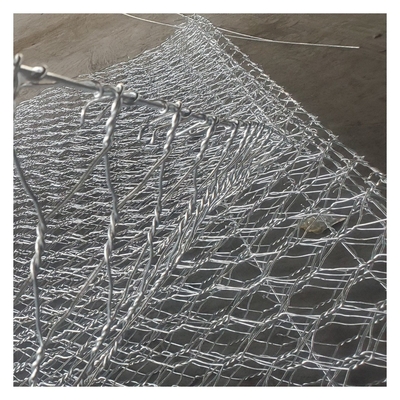 Anti rouille militaire galvanisée de Gabion de fil avec des agrafes de Gabion