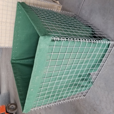 3 mil filet soudé barrière défensive trou carré avec polypropylène géotextile non tissé