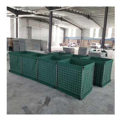 Mil4 a soudé le sable de HESCO remplissant barrière militaire de géotextile 300g/M2