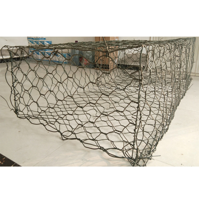 Le PVC résistant d'OIN a enduit le fil Mesh Baskets de la boîte 10x12cm Gabion de Gabion