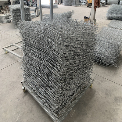 Murs de soutènement à faible teneur en carbone de panier du fil 2.0mm-4.0mm Gabion de fer antirouille