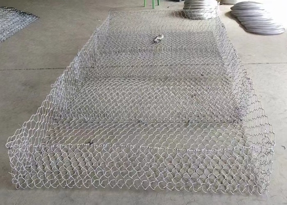 panier en gabion hexagonal galvanisé en fil 80x100 mm de 3 mm