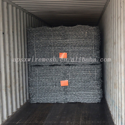 Le mur de Gabion de mur de soutènement de roche de panier de Gabion de pierre de projet d'eau met en cage le trou de 8x10cm