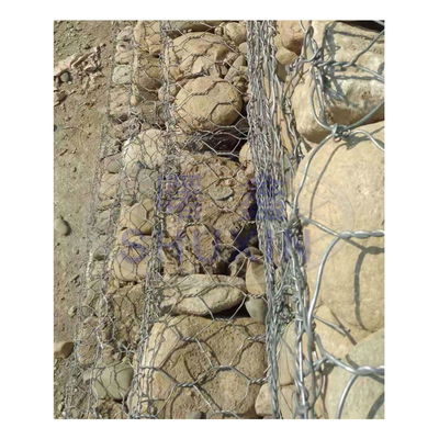 le PVC d'armure de 2*1*1m a enduit Gabion Gabion galvanisé par boîte Mesh High Strength