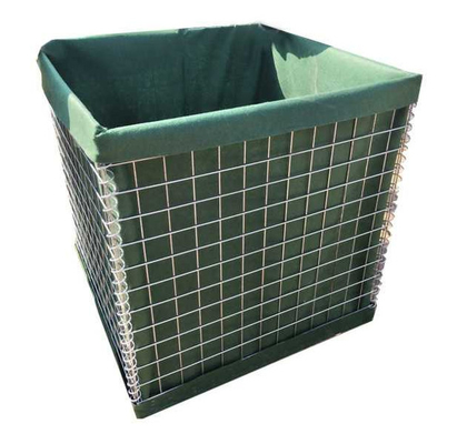 Galvanisé a soudé la résistance UV de barrière de fil de 5.00mm de Gabion de sac militaire de sable