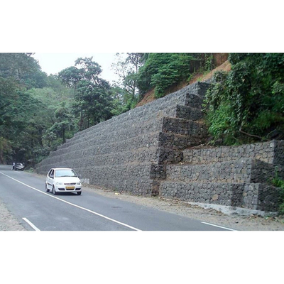 Le PVC hexagonal de Mesh Gabion Box de fil de fer galvanisé de trou a enduit