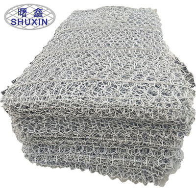 Tissus en gabon hexagonal résistant à la rouille galvanisé / en PVC revêtu de 2,7 mm