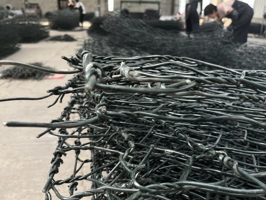 2m x 1m x 1m Boîte en gabion pour la construction de murs en pierre