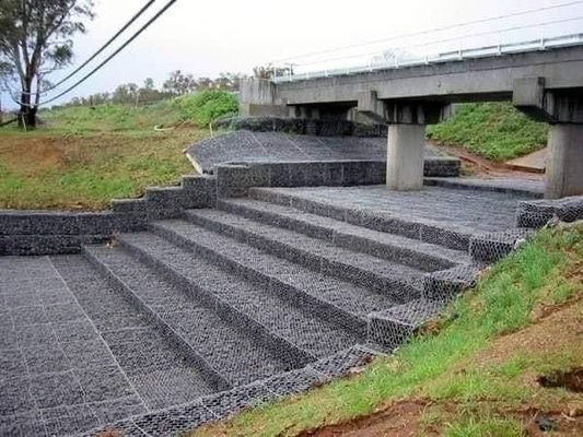 2.7mm Galvanisé Gabion panier de pierre Boîte personnalisée Taille