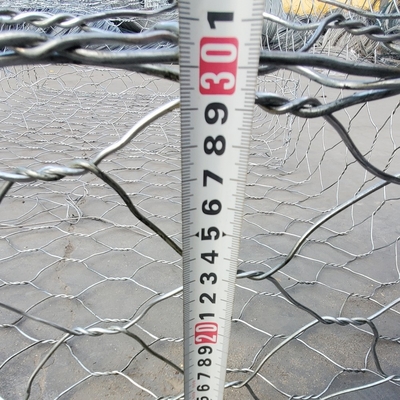 2x1x1m paniers en gabion en pierre trou hexagonal de 8*10 cm