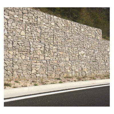 1x1x1m panier hexagonal en gabion / boîte en gabion enduit en PVC galvanisé