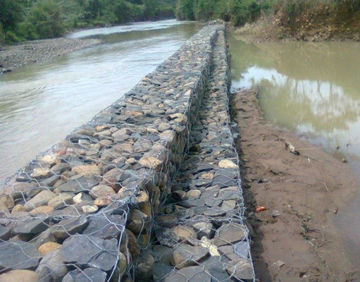 2*1*0.5M Boîte en gabion revêtue en PVC