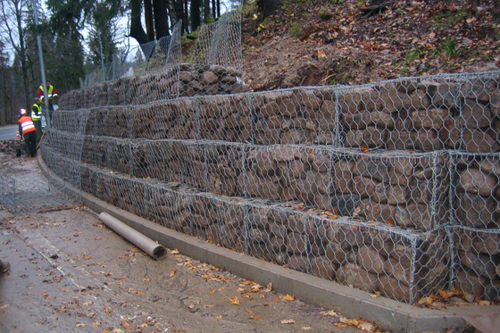 Paroi de support de panier en fil de fer durable en zinc enduit 2m x 1m x 1m