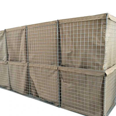 Flexible 5,0 mm Mesh fil soudé barrière défensive assemblage facile solution militaire noire