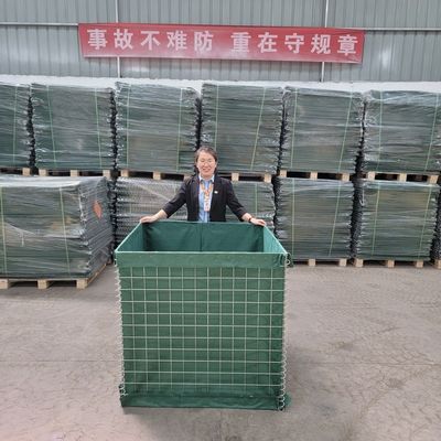 Chinois anti-corrosion Mur de sable bastion barrière défensive Mur à explosion haute résistance Sécurité galvanisée Mur anti-explosion Hesco prix de la barrière