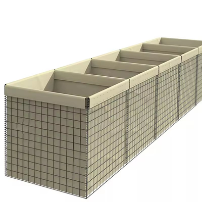 20 cellules mur de protection Hesco fil d'armée traction 500-800mpa