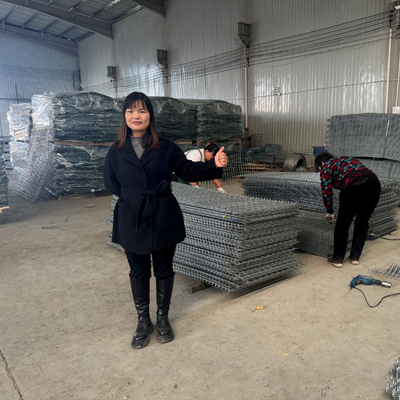 10 Mil Durable Gabion soudé Bastion de barrière défensive avec certificat CE géotextile