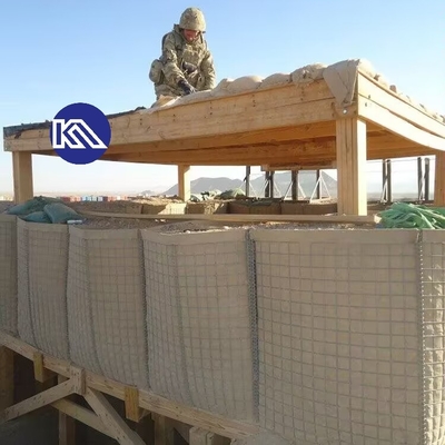 Anti-corrosif soudé Gabion barrière de protection contre les inondations Mure anti-explosion facile à installer