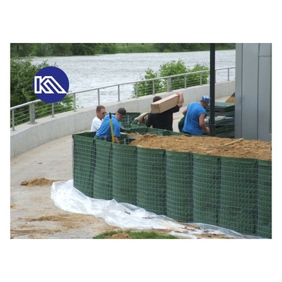 Barrière de bastion défensif 5*1*1 M personnalisée pour le contrôle des inondations