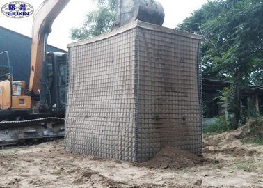 La barrière/maille défensives galvanisées de l'acier HESCO a galvanisé la boîte de Gabion