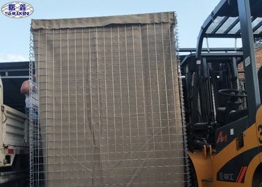 Couleur de sable de barrière d'armée/système défensifs de boîte Gabion de maille