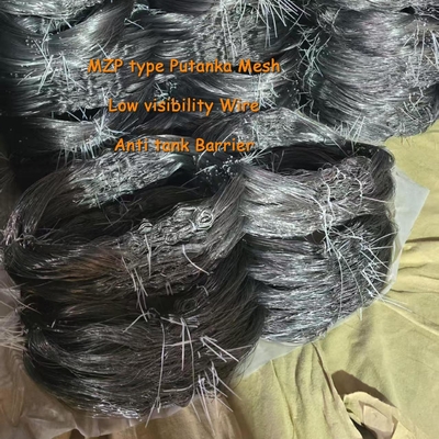 Filet anti-char Putanka en treillis métallique à faible visibilité MZP avec fil d'acier de 0,5 à 0,9 mm