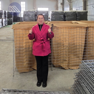 Barrière Hesco de 1,37 m x 1,06 m x 10 m