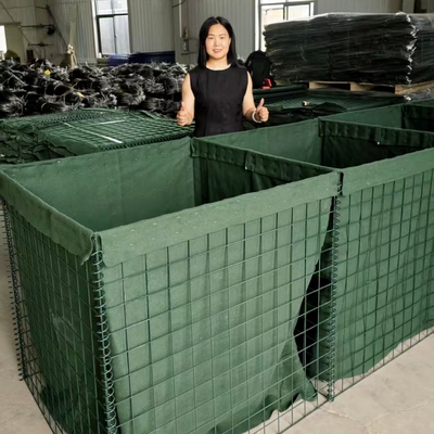 Barrière Hesco galvanisée à chaud SX-3 pour le contrôle des inondations
