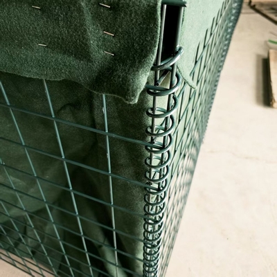 MIL1 Barrière Hesco galvanisée fil de 4-5 mm pour le contrôle des inondations militaires
