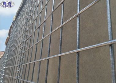 barrière défensive de boîte de Gabion de militaires de 5mm pour le matériel de fil d'acier d'exercice militaire
