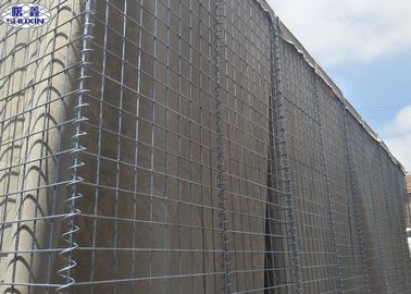 Certification militaire faite sur commande d'OIN du grillage soudée par Hesco 5mm de boîte de Gabion
