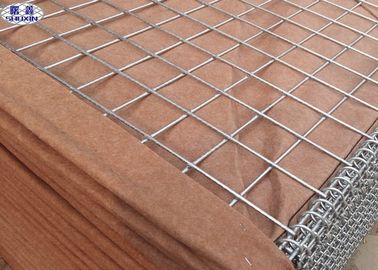 La boîte militaire de Brown Gabion, barrière de Hesco a galvanisé la protection efficace de boîte de Gabion