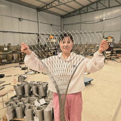 Construction de clôtures d'animaux Balustrade souple filet de câbles en acier inoxydable pour les plantes de grattage filet / filet de câbles