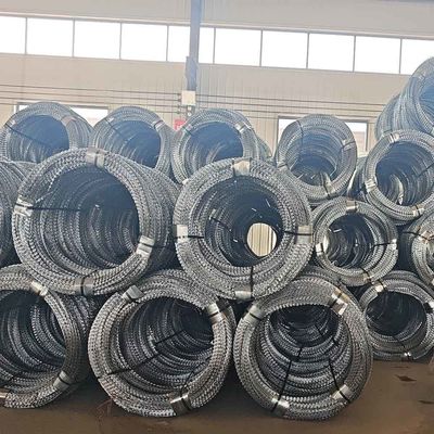 Barrière anti-montée de sécurité de fil de fer barbelé de rasoir galvanisé à chaud