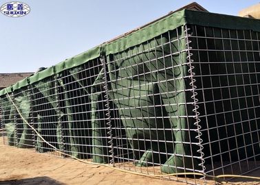 Service adapté aux besoins du client par caractéristique pliante militaire galvanisé de mur de sable