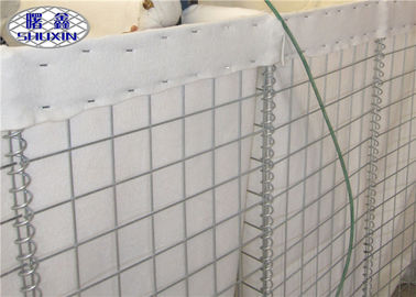 Galfan a enduit le mur soudé de construction rayé par géotextile de paniers de Gabion