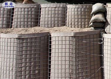 Protection forte galvanisée plongée chaude de fil de fer de barrières d'inondation de protection d'armée