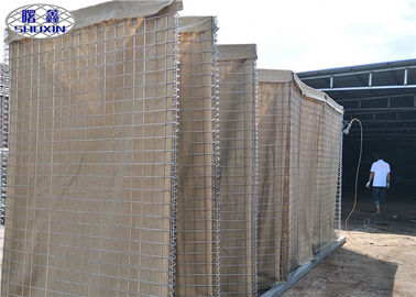 Barrières défensives résistantes SX des militaires HESCO - 10/ont galvanisé la boîte de Gabion