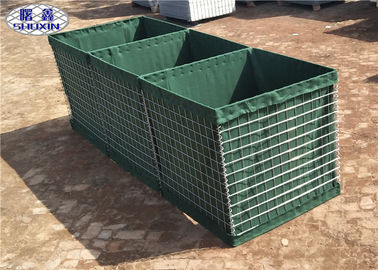 Caractéristique rayée par géotextile galvanisée de boîte de Gabion pour empêcher l'explosion