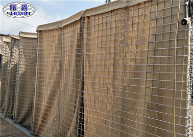 Barrières remplies de sable rayées par géotextile, barrières de lutte contre les inondations de secours