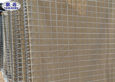 Le panier Morden de Gabion utilisé par militaires dactylographient les composants en acier galvanisés