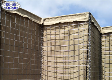 Barrières remplies de sable militaires/barrières défense de Gabion 3 ans de garantie