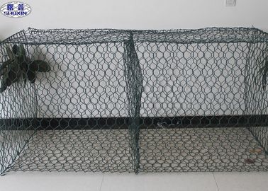 Protection tissée de berge de murs de soutènement de panier de cages/pierre de mur de Gabion