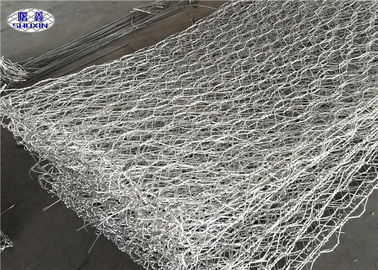 Doubles cages de mur de Gabion de torsion pour l'armure hexagonale de protection de lit de rivière