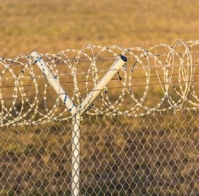 Fil barbelé rasoir en acier galvanisé 18